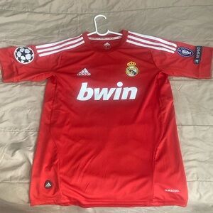Real Madrid Red third away jersey Ronaldo 7 2011-2012
